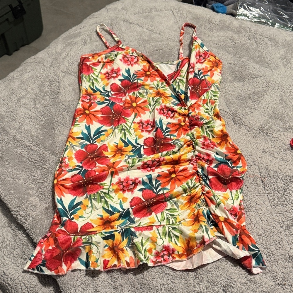 SHEIN Multicolor Floral Dress